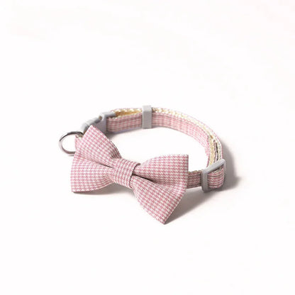 Collar para Gato con Moñito Escocés