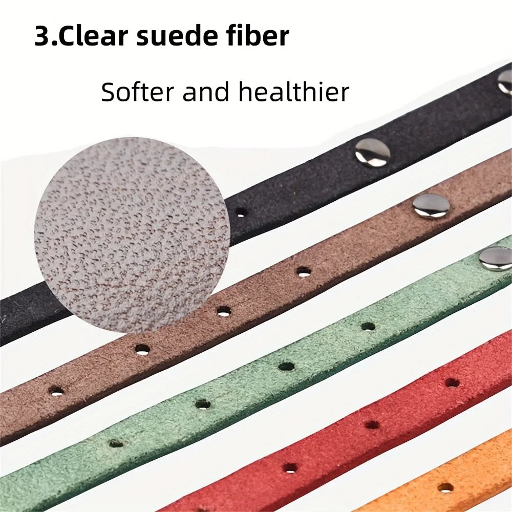 Collar Cuero Premium para Gato con Cascabel y Placa Grabada 😺